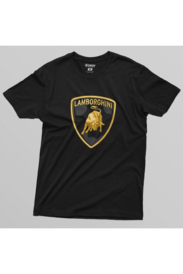 Lamborghini Logo Erkek Tişört - 4