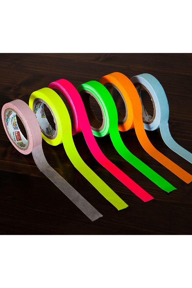 Yapışkanlı Not Yazma Bandı (neon Pembe) - 3