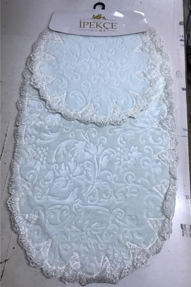 Fransız Dantelli 2 Li Klozet Takımı - 1
