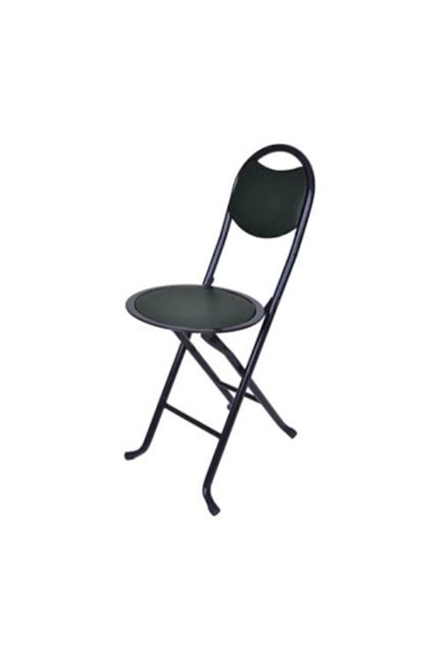 2 Adet Katlanır Kamp Sandalyesi - Siyah - 2