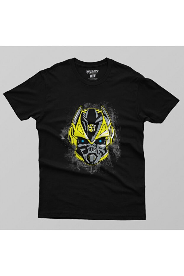 Transformers Bumblebee Head Erkek Tişört - 2