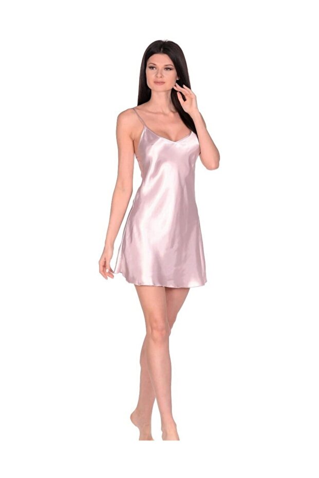 Ipek Saten Basic Gecelik - 2