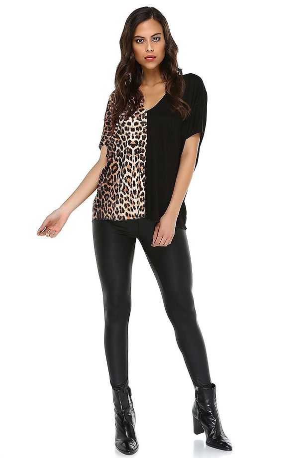 Leopar Desenli Tunik - 1