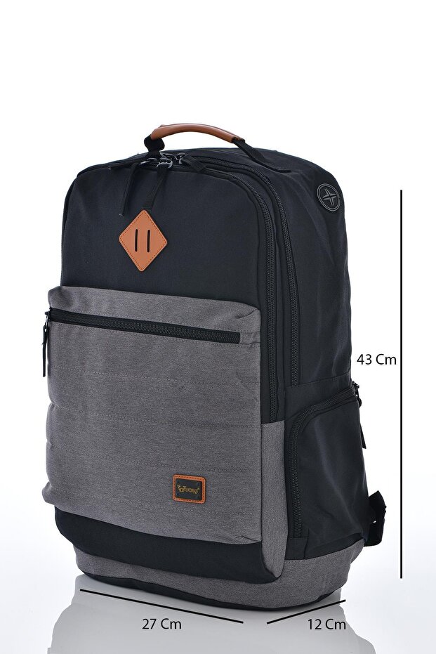 51230 Backpack Black-Grey - 2