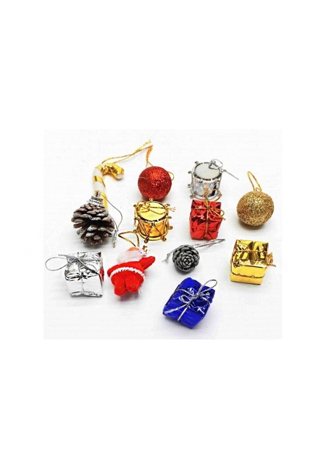 Christmas Tree Ornament 12 Pieces, Christmas Ornament Mixed Package