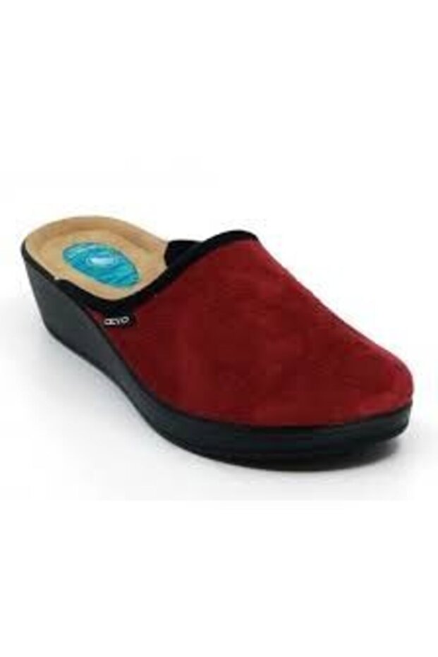 9932 Claret Red 36-41 Gel System Anatomical Heel Spur Slippers