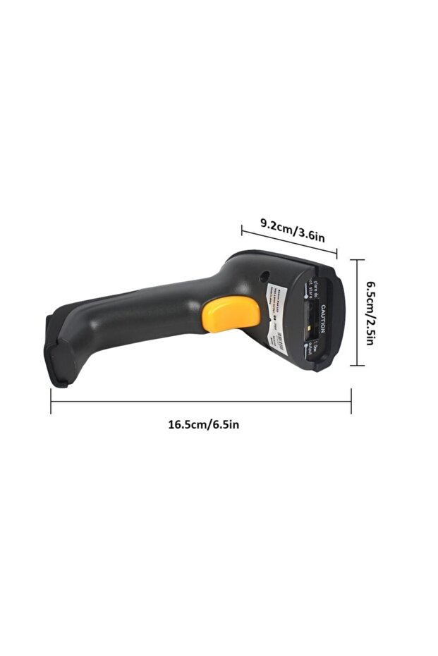 Fixpos Black Qr Code Reading 1D to 2D Barcode Scanner - 5