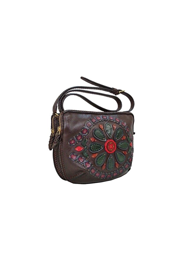 Handmade Deri Postacı Çanta (Sutu) - 1