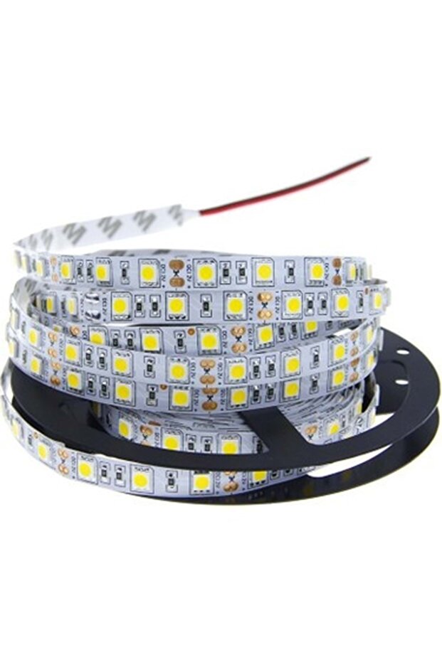 Yeşil Tek Çipli Silikonsuz Şerit Led 5 Metre - 3