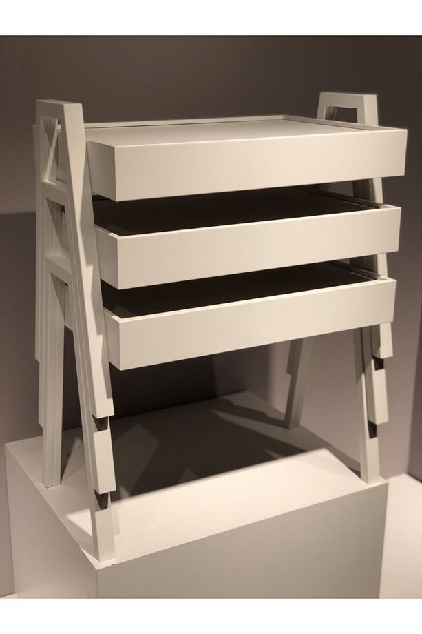 Zigon Sehpa 3'lü Mdf Tepsi Sehpa - 1