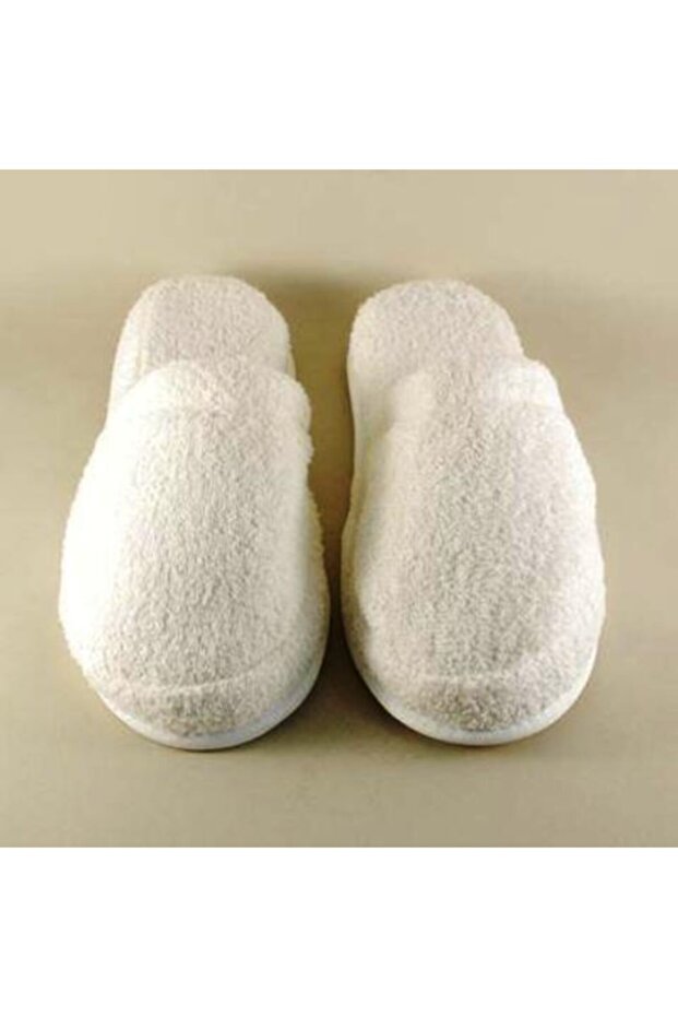 High Sole Towel Slippers, Bathroom Slippers Cream 39-40