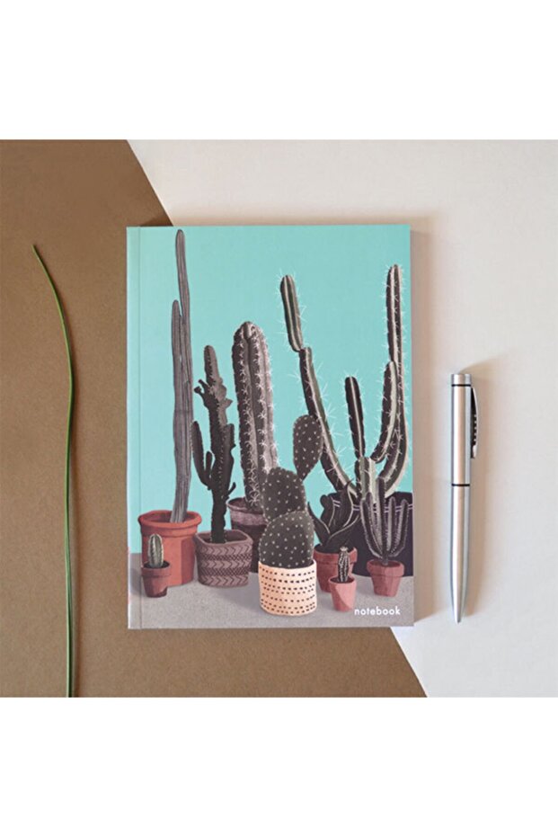 Cactus Noktalı Defter (A5) - 3