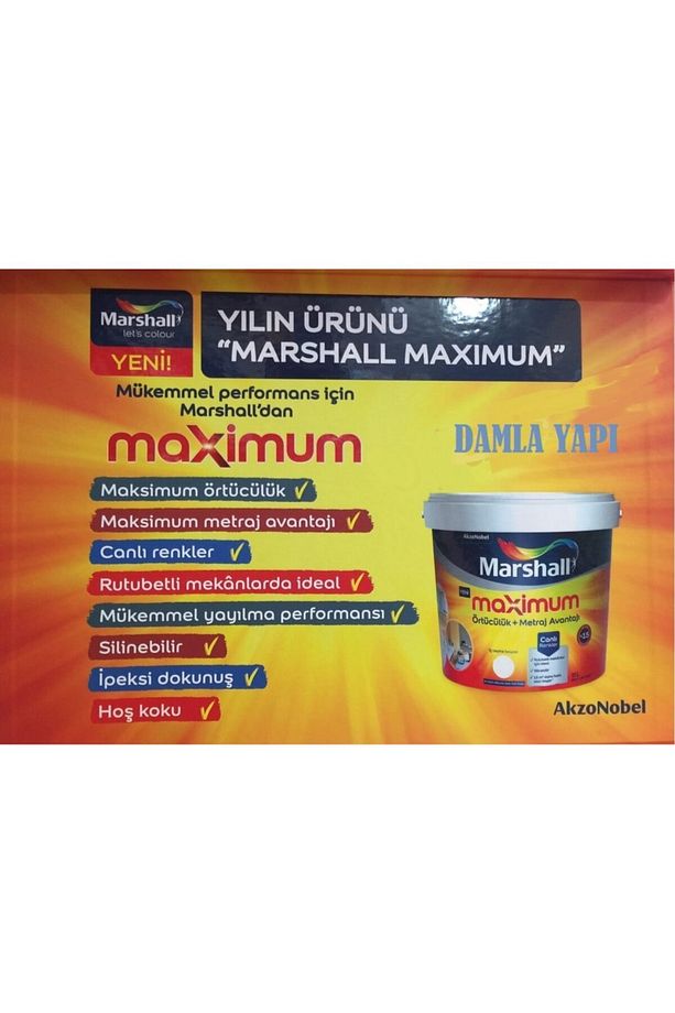 Maximum Su Bazlı Silinebilir Ipeksi Mat 15 Lt / 20 Kg Islak Kum - 4