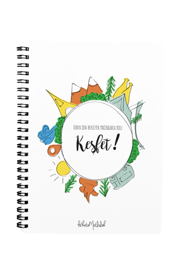 Gift - N026 A5 Design Spiral Notebook - Discover