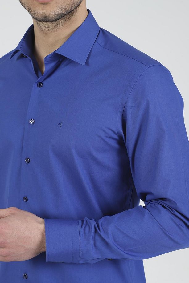 Slim Fit Uzun Kollu Erkek Gömlek 360-db09 - 4