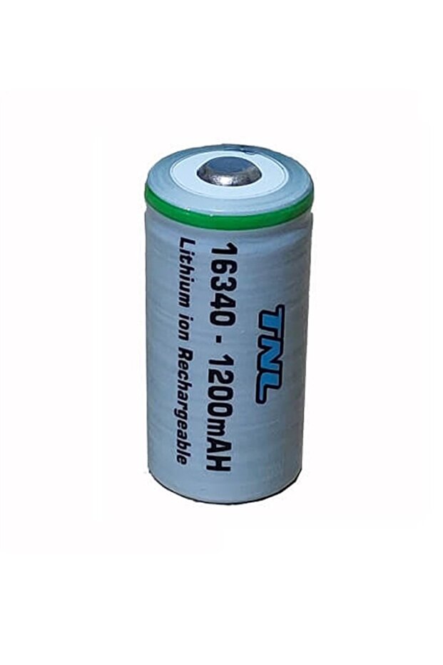 Cr123a 16340 3.7v 1200mah Başlıklı Li-ion Şarjlı Pil - 2