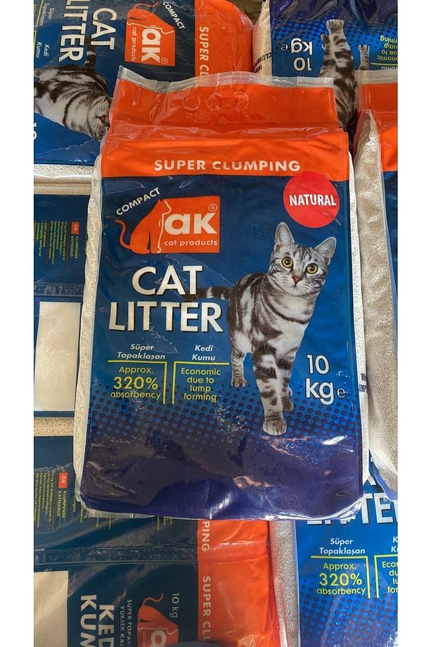 Naturel Kokusuz Topaklaşan Kedi Kumu 10*2 Adet - 1