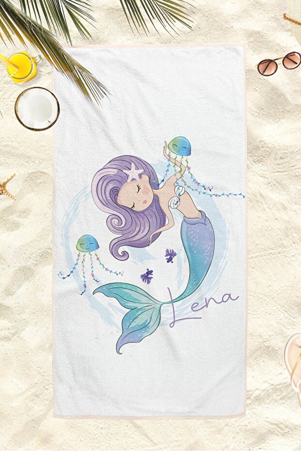 Mermaid Beach Towel 70X150 cm