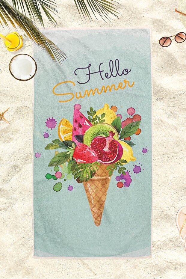 Ice Cream Beach Towel 70X150 cm