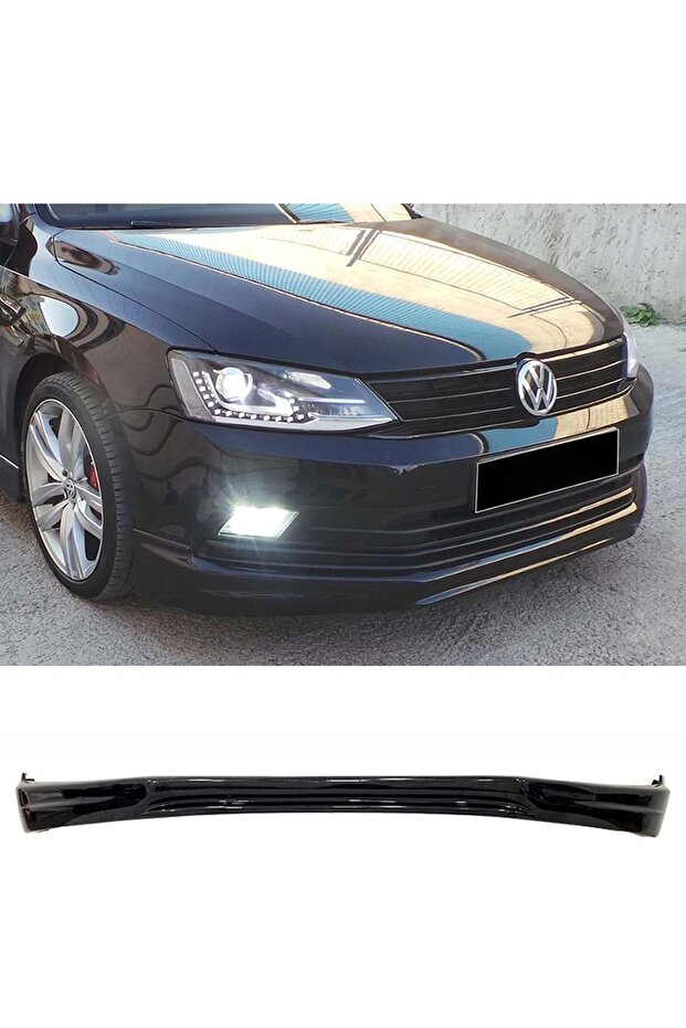 Vw Jetta Mk6 Uyumlu Makyajlı R Ön Ek Ön Karlık 2014 2015 2016 2017 2018 Abs Plastik - 1