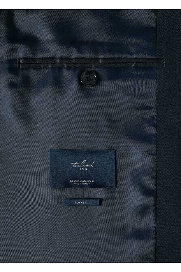 Dar Kesimli Blazer Ceket - 8