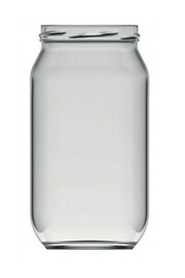 1000 Cc (1 Litre) Kavanoz 3 Adet + 3 Adet Baskılı Kapak - 1