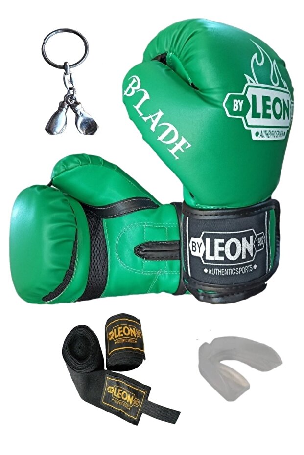 Blade Training Boxing, Kickboxing and Muay Thai Gloves Keychain Mouthguard and Bandage Set 3.5 M