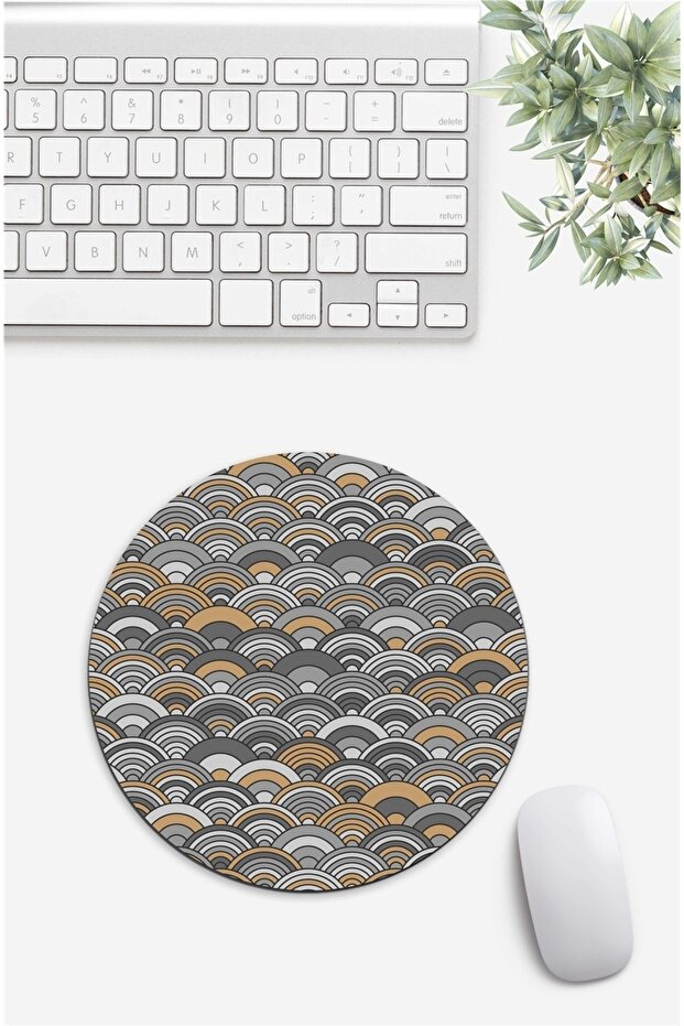 Geometric Patterned 4 Mouse Pad - 1