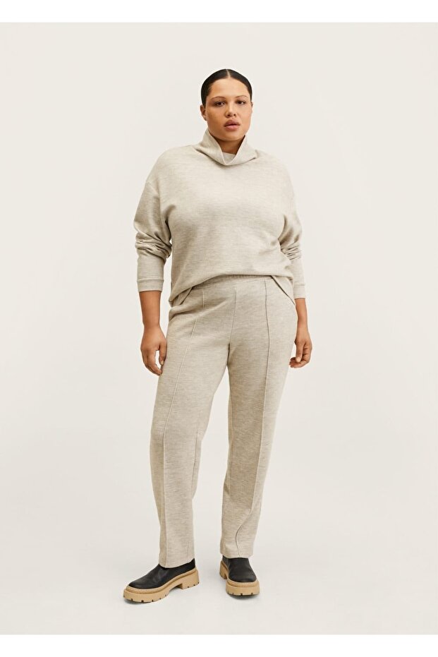 Dik Yakalı Sweatshirt - 8