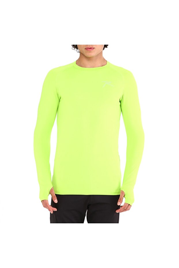 Long Sleeve Technical Performance Sports T-Shirt Ignıs Yeşil