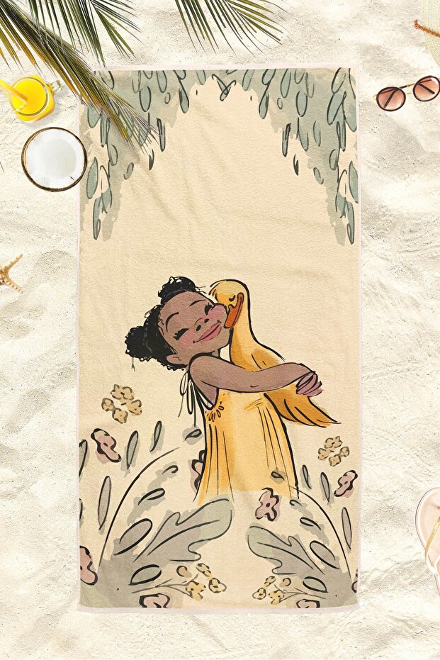 Princess Beach Towel 70X150 cm