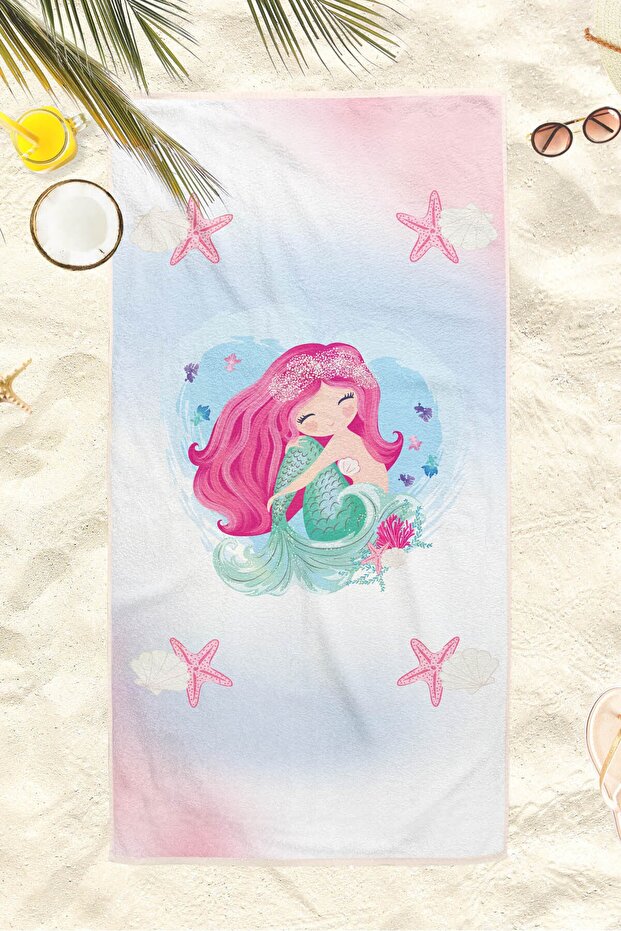 Mermaid Beach Towel 70X150 cm