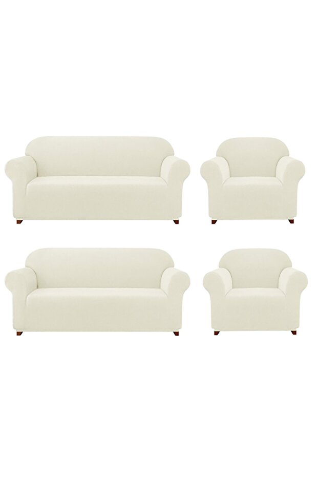 Lycra Sofa, Sofa, Sofa Bed Cover Elastic, Pitikare Pattern3+3+1+1
