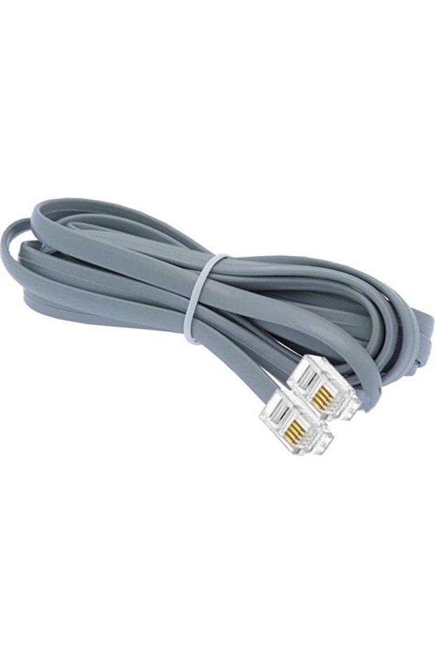 6P4C 4 Pin Socket Phone Cable 0.5 m