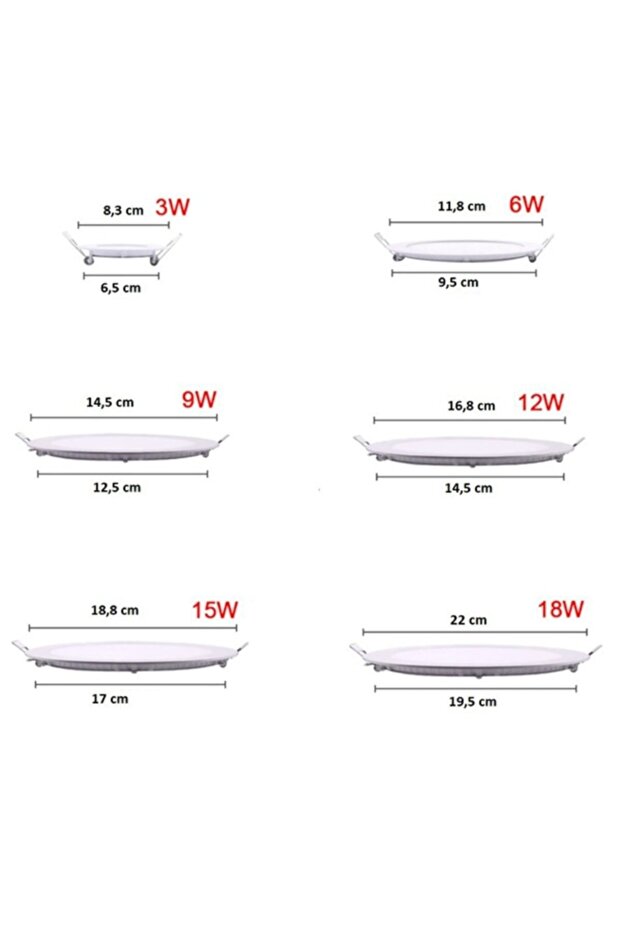 3w Backlıght Slım Led Panel - 2