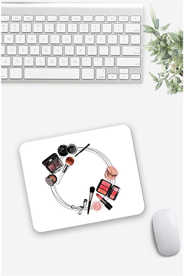 Make Up Patterned Mouse Pad - 1