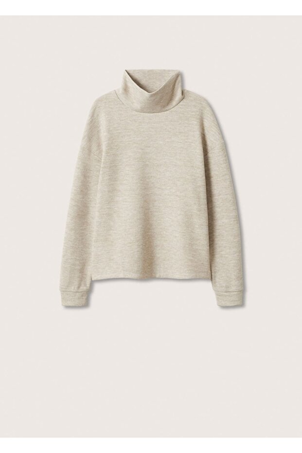 Dik Yakalı Sweatshirt - 3