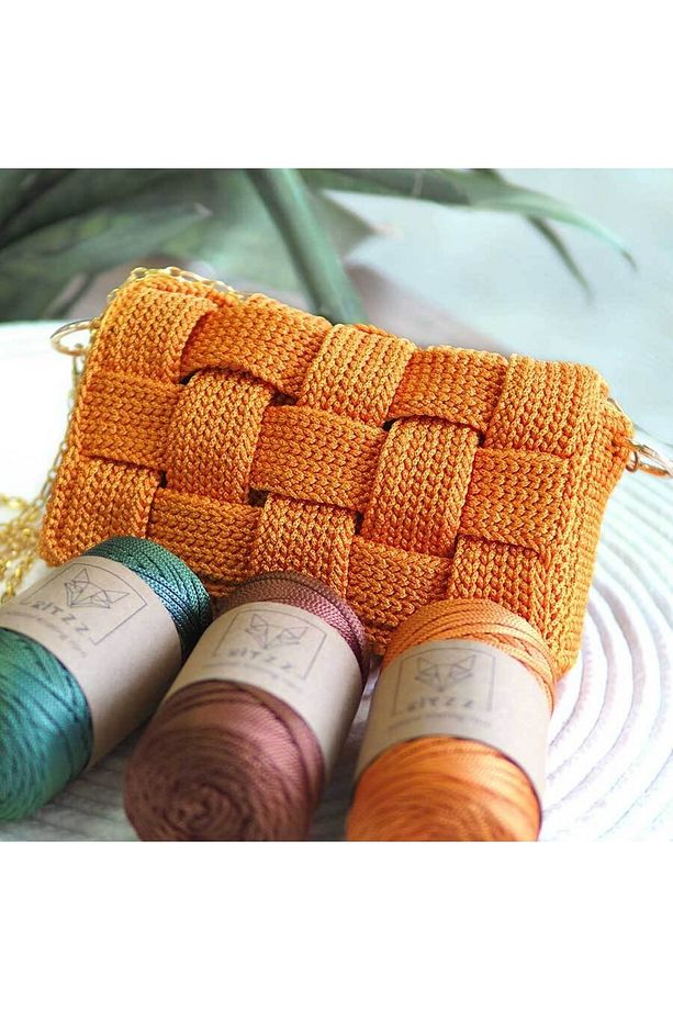 Floş Makrome Ipi Polyester Ip 2mm Koyu Gül Kurusu - 2