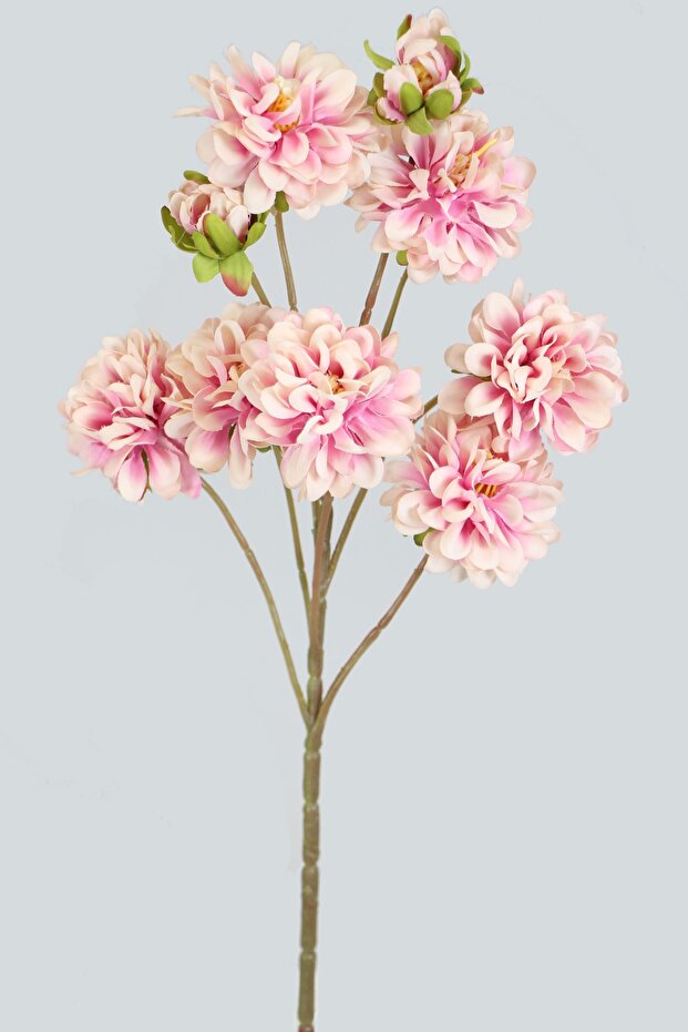 Artificial 9-Legged Dwarf Chrysanthemum Branch 45 cm Light Purple