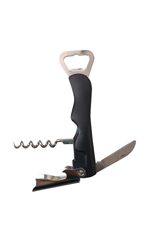 Corkscrew Multifunctional Corkscrew Pocket Knife - Opener (Plastic Body Metal Tips)