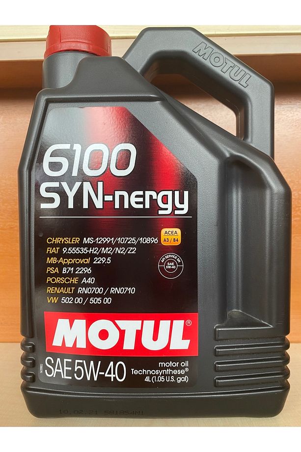 6100 Syn-nergy A3/b4 5w-40 4lt Üt:02/2021 - 1