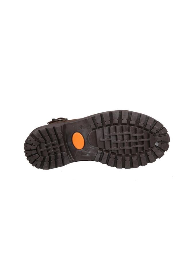 Unisex Kahve Saf Deri Süet Bot 8028 - 3