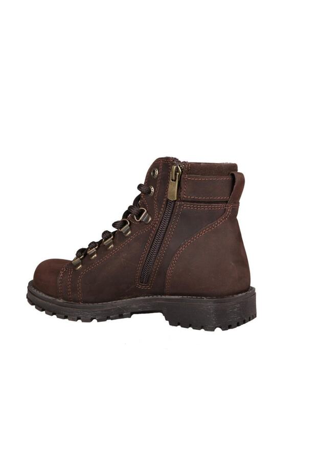 Unisex Kahve Saf Deri Süet Bot 8028 - 4