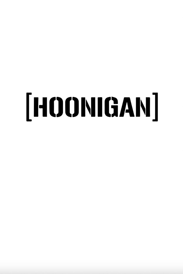ملصق سيارة Hoonigan، ملصق زجاجي 14x4 سم
