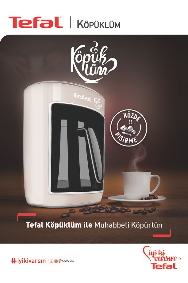 Köpüklüm 735 Watt Türk Kahve Makinesi [Beyaz] - 9100034358 - 3