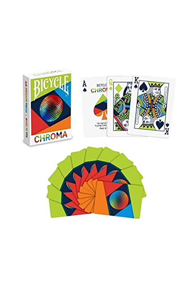 مجموعة بطاقات ألعاب ورقية من Chroma Premium Cardistry قابلة للتجميع