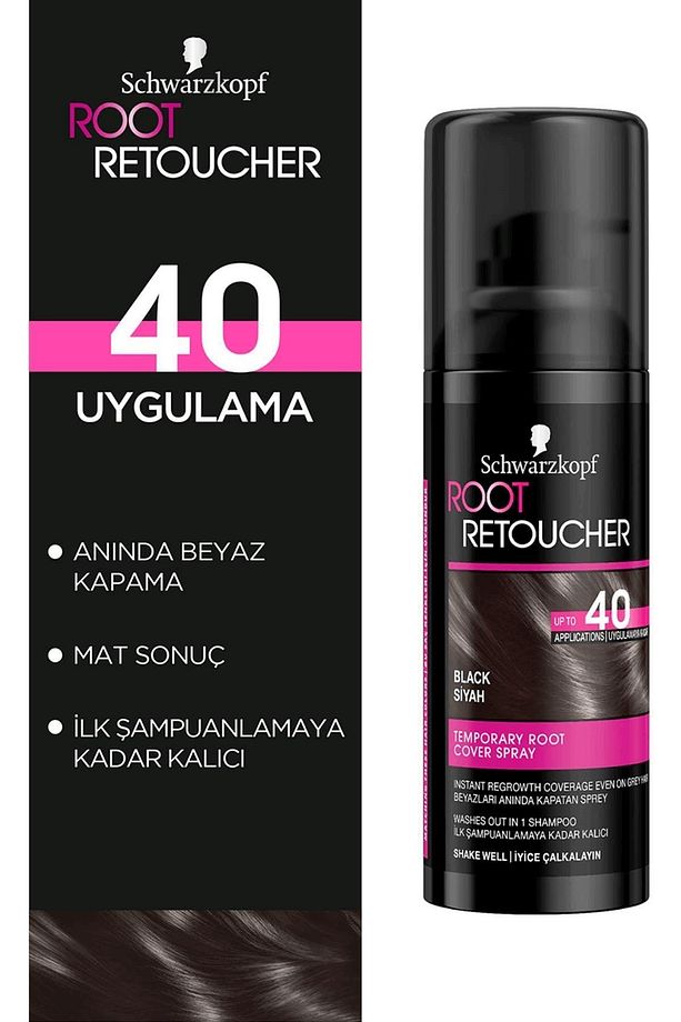 Root Retoucher Sprey Boya Siyah 120 Ml - 2