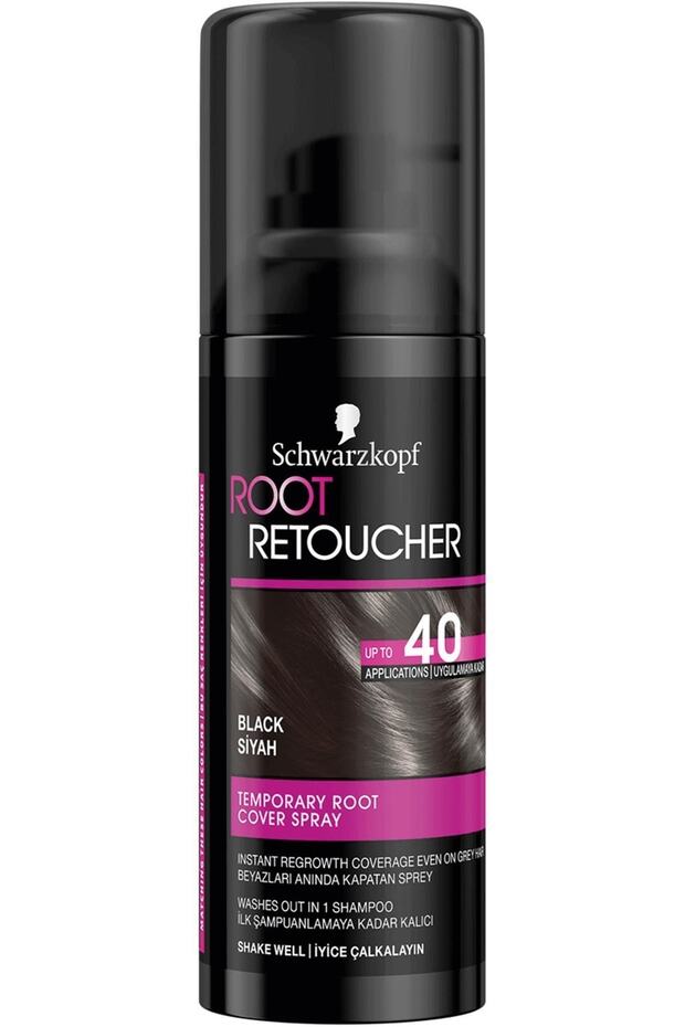 Root Retoucher Sprey Boya Siyah 120 Ml - 3