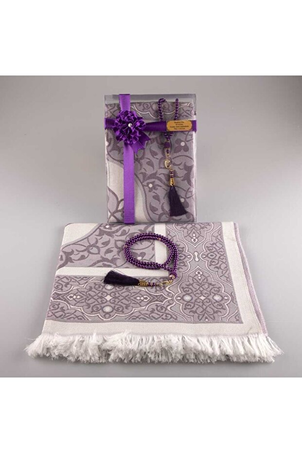 Tesbih Seccade Seti Mor - 3