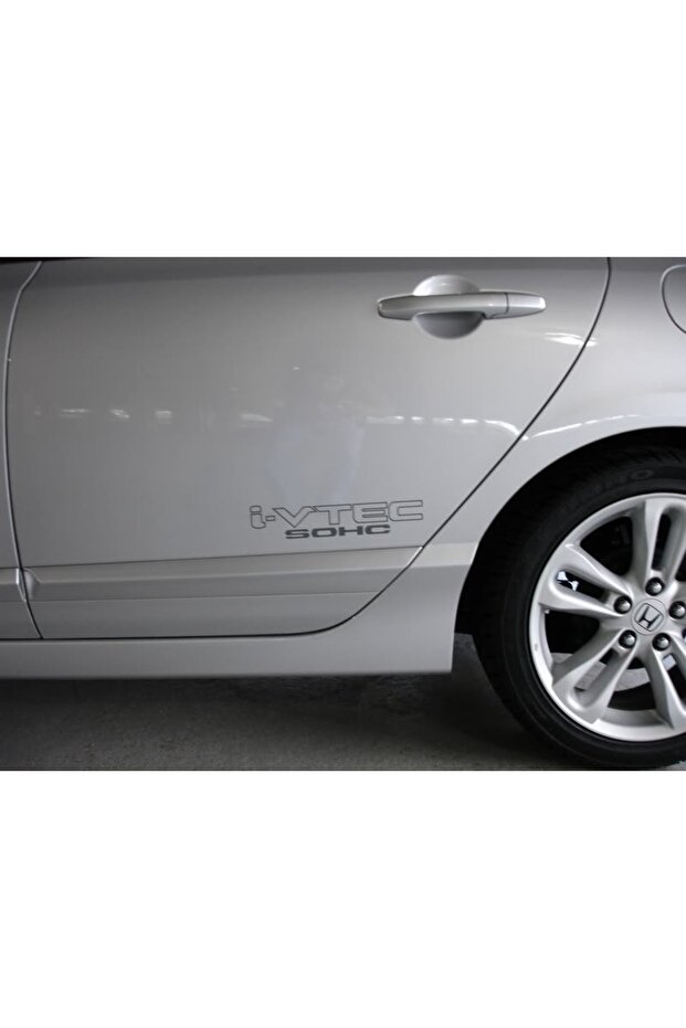 مجموعة ملصقات هوندا سيفيك I-vtec Sohc مكونة من قطعتين